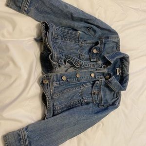 Gap kids denim cropped jacket